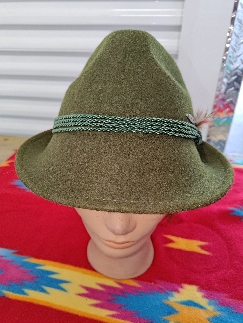 German Trachten Oktoberfest Alpine Fedora Hat